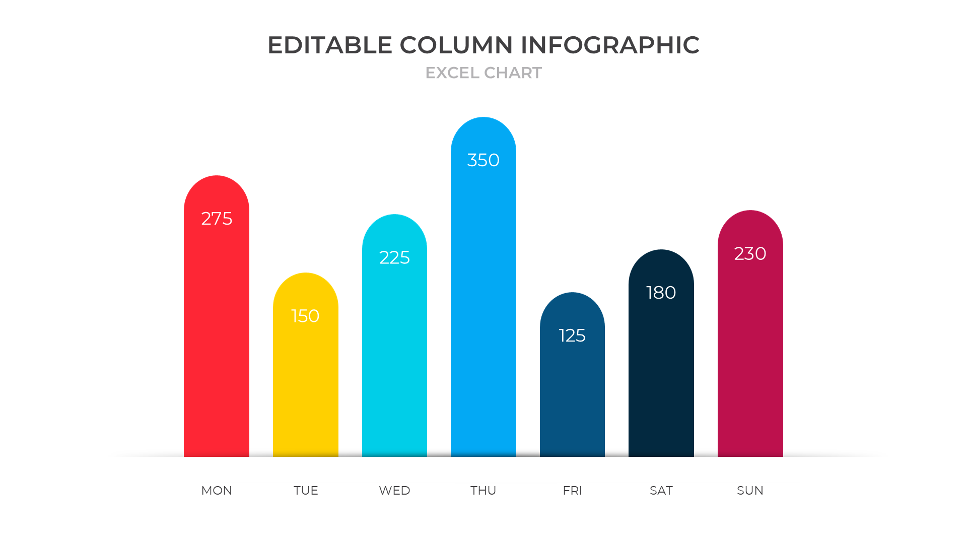 Excel Data Charts [light] slide 7